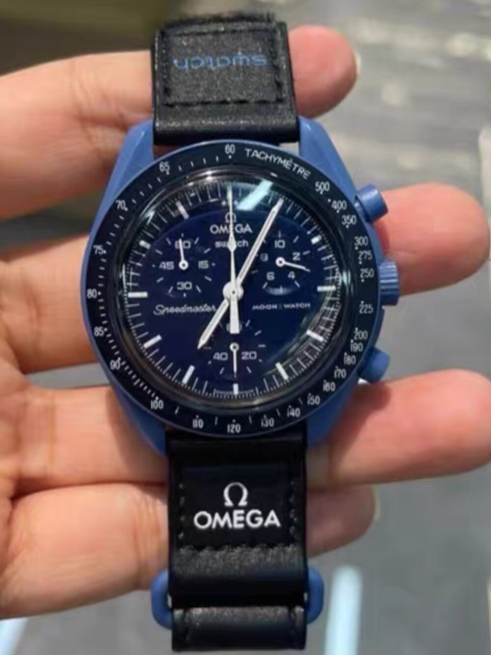 Swatch x omega moonswatch speedmaster Mission to Neptune